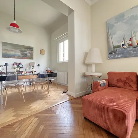 : 8 Pers, Proche Plage, Jardin, Parking, Wifi - Fr-1-474-275 公寓 *